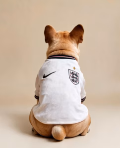 England Home Jersey for Dog — Collector Supporter Edition