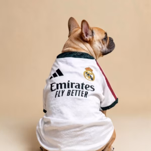Real Madrid Jersey for Dog — Collector Supporter Edition